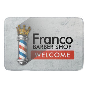 Barber Friseursalon King Crown Barberstange Friseu Badematte