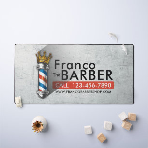 Barber Friseursalon King Crown Barberstange Friseu Schreibtischunterlage