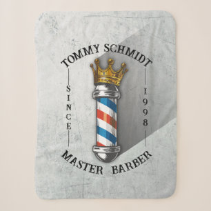 Barber Friseursalon King Crown Barberstange Friseu Sherpadecke