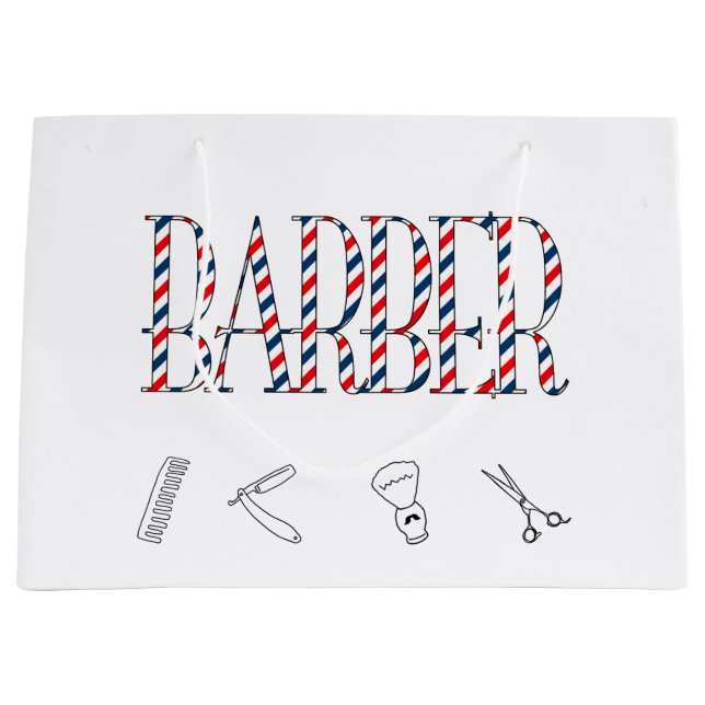 Barber Große Geschenktüte (Vorderseite)