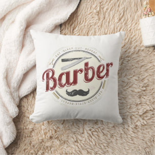 Barber Hair Hustler Friseur Retro Friseur Kissen