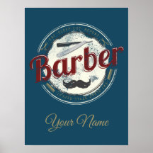 Barber Hair Hustler Friseur Retro Friseur