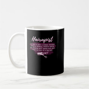 Barber Hairapist Definition Gift For Haircutter Ha Kaffeetasse