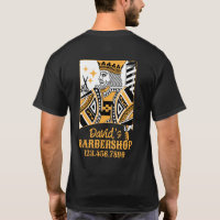 Barber King Retro Kartenspiel Stil Hair Stylist
