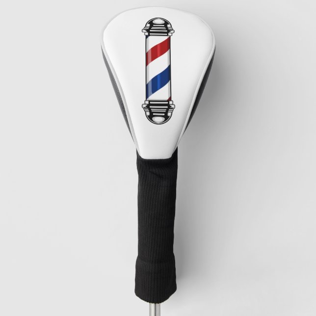 Barber Pole Golf Head Cover Golf Headcover (Vorderseite)