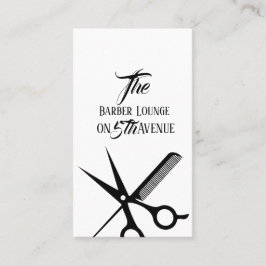 Barber Salon Business Card Visitenkarte
