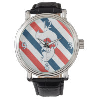 Barber Shop Bearted Man Watch