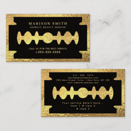 Barber Shop Hair  Visitenkarte