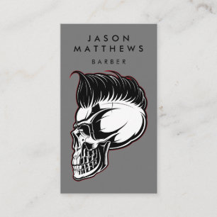 BARBER SHOP Haircut & Shave Square Business Card Visitenkarte