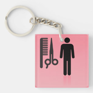 Barber Shop Icon Haircut Comb et ciseaux