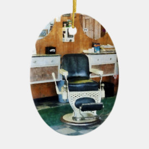 Barber Shop One Chair Keramikornament