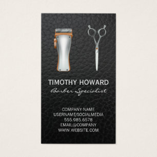 Barber Shop Outils de coupe de cheveux Cuir