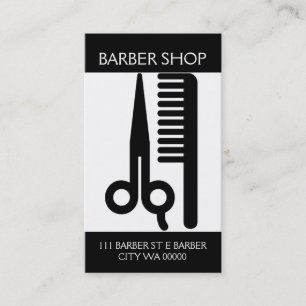 Barber Shop Salon Beauty Carte de visite