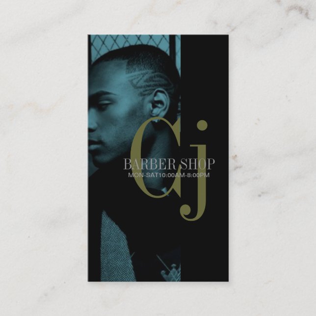 Barber Shop, Salon Carte de visite (Devant)