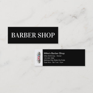 Barber Shop Simple Barber Light Cartes de visite