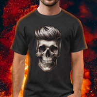 Barber Skull Fashion Man Haair Stil Friseur Friseu