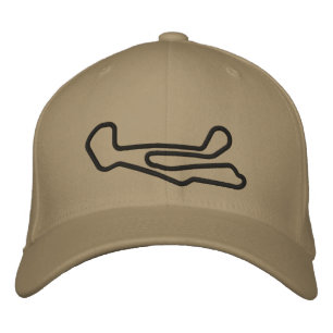 Barber Track Map Hat Bestickte Baseballkappe