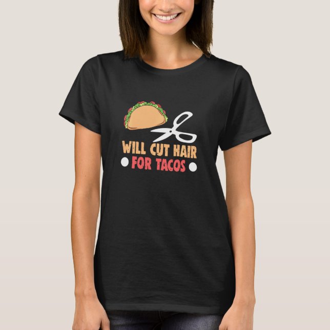 Barber wird die Haare für den Friseursalon von Tac T-Shirt (Vorderseite)