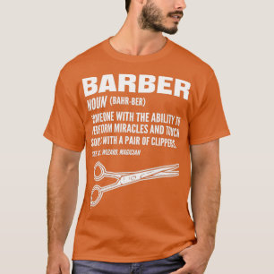 Barberdefinition Barbergeschenk für Haidresser Bar T-Shirt