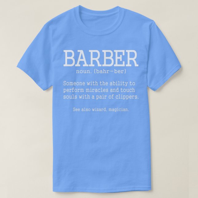 Barberdefinition T-Shirt (Design vorne)
