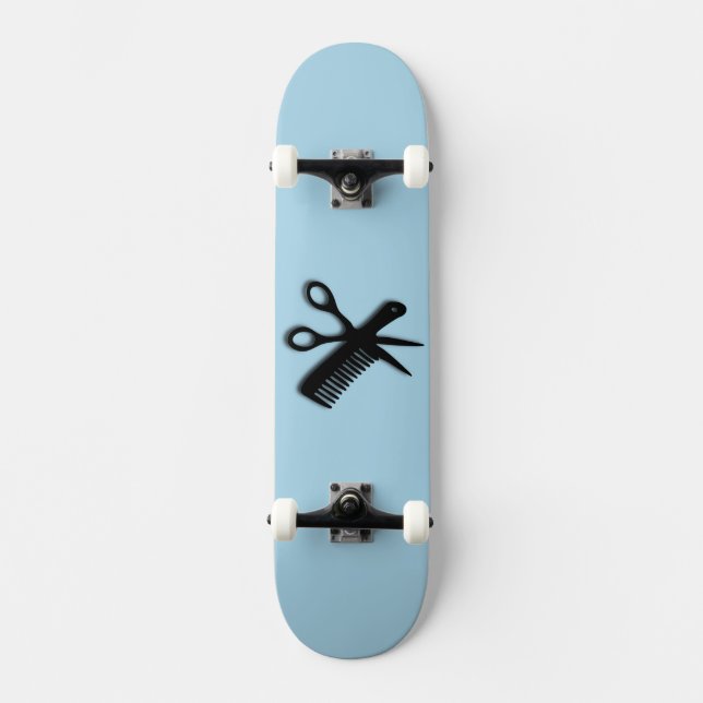 Barberdesign Skateboard (Vorderseite)