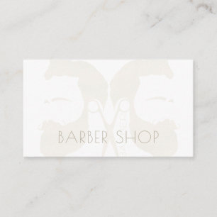 Barbersalon Moderner Vintager nächster Termin Visitenkarte
