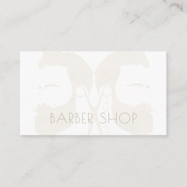 Barbersalon Moderner Vintager nächster Termin Visitenkarte (Vorderseite)