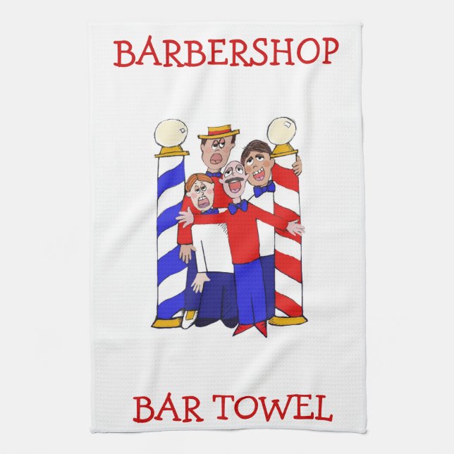 Barbershop Bar Handtuch (Vertikal)