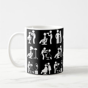 Barbershop Barber & Haarstylist Saloon Routine Kaffeetasse