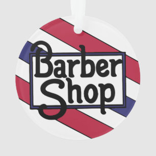Barbershop Bold Ornament