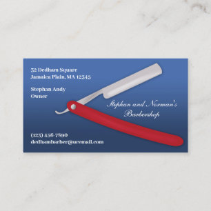 Barbershop Business Card Visitenkarte