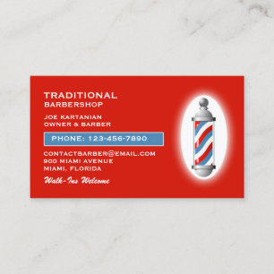 Barbershop Business Card Visitenkarte