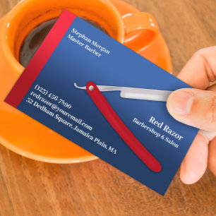 Barbershop Business Card Visitenkarte