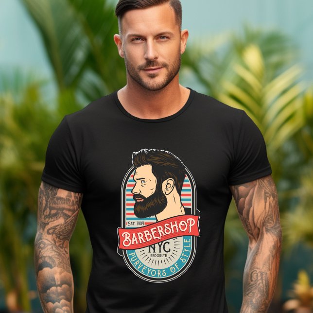 Barbershop NYC T - Shirt (Von Creator hochgeladen)