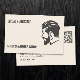 Barbershop QR Barber Visitenkarte