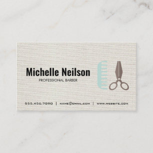 Barbershop Scheren   Stylist Business Card Visitenkarte