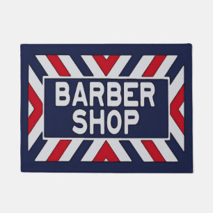 Barbershop Sign 3 Fußmatte
