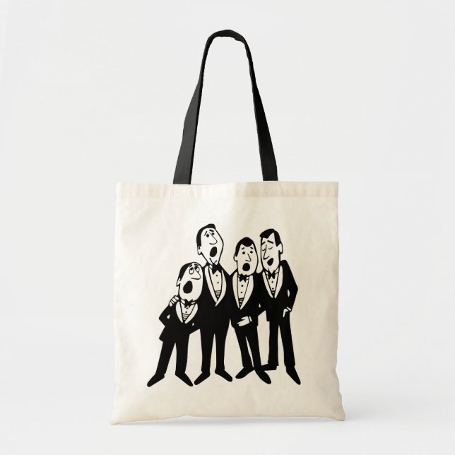 Barbershop Tuxedos Tragetasche (Vorne)