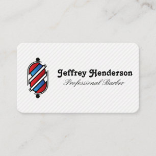 Barberstangen-Logo Visitenkarte