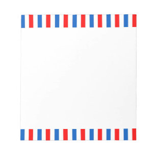 Barberstreifen Notizblock