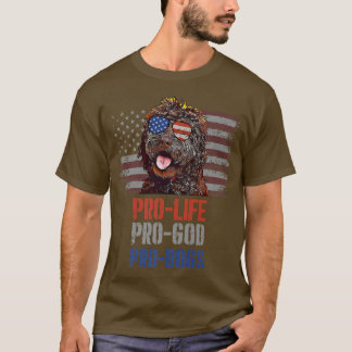 Barbet Pro Life Pro God Pro Hunde Premium T-Shirt