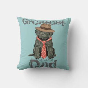 Barbet Vater Throw Kissen