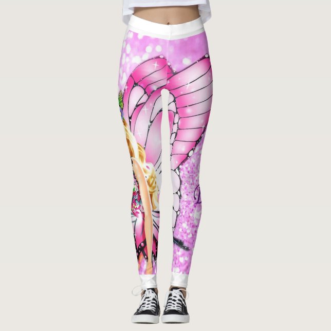 Barbiebedruckte Leggings (Vorderseite)