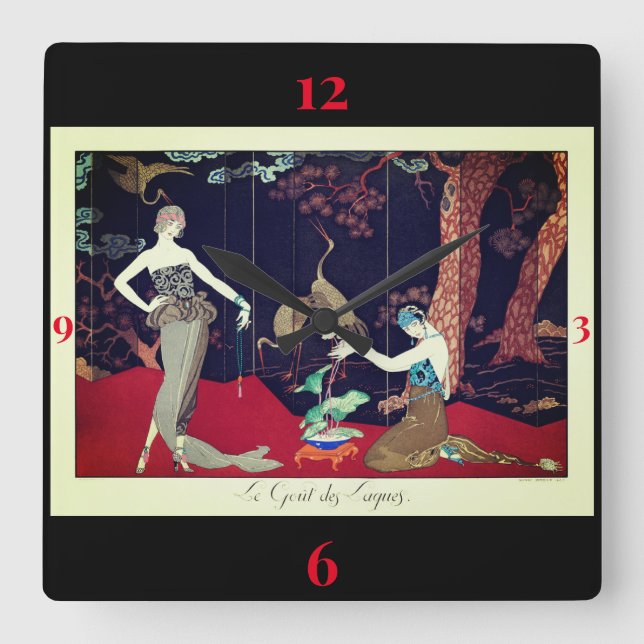 Barbier Retro fashion Uhr (Vorderseite)