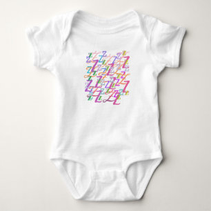Barboteuse bébé "Z" Confetti Lettres