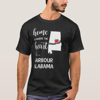 Barbour Landkreis Alabama ist, wo mein Herz ist Co T-Shirt