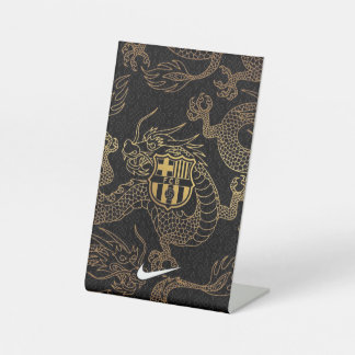 Barça Sockelschild