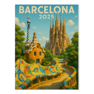 Barcelona 2025 - Wo Träume Gestalt annehmen Poster