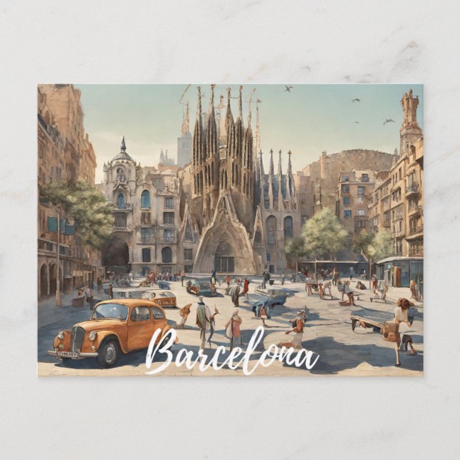 Barcelona (2) postkarte (Vorderseite)