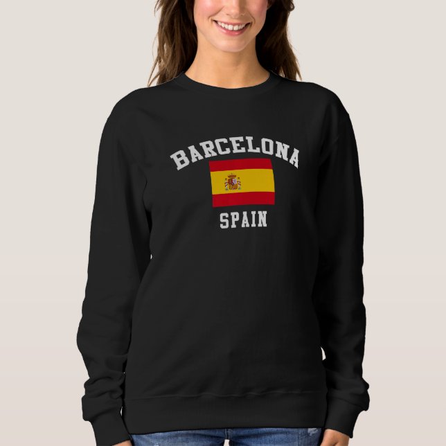 Barcelona Barcelona Spanien Spanien Sweatshirt (Vorderseite)